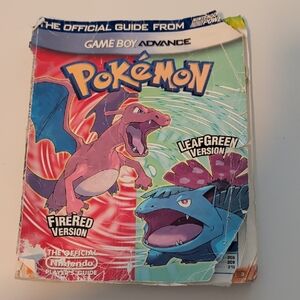 Nintendo Pokemon Guide Fire Red And Leaf green.